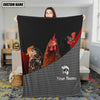 Joycorners Love Chicken Metal Pattern 3D Blanket