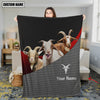 Joycorners Love Boer Goat Metal Pattern 3D Blanket