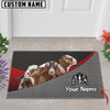 Joycorners Nubians Goat Metal Pattern Doormat