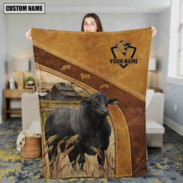 Joycorners Personalized Name Brangus Blanket