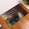 Joycorners Black Angus Live Like Someone Left The Gate Open Doormat