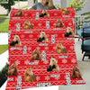 Joycorners Happy Horse Merry Christmas Blanket