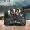 Joycorners Holstein Customized Name And Farm Name Metal 3D Classic Cap