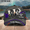 Joycorners Holstein Customized Name And Farm Name Metal 3D Classic Cap