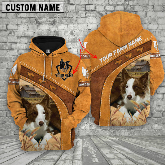 Joycorners Personalized Name Border Collie Cattle Hoodie TT5 For Beatriz