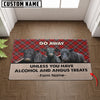 Joycorners Black Angus Personalized Custom Doormat