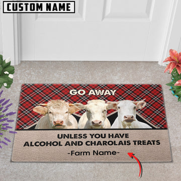 Joycorners Charolais Personalized Custom Doormat