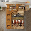 JoyCorners Personalized Hereford Cattle In Field Farmhouse 3D Bedding Set