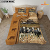 JoyCorners Personalized Holstein In Field Farmhouse 3D Bedding Set