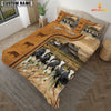JoyCorners Personalized Holstein In Field Farmhouse 3D Bedding Set