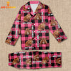 Joycorners Red Angus Caro Pattern 3D Pajamas