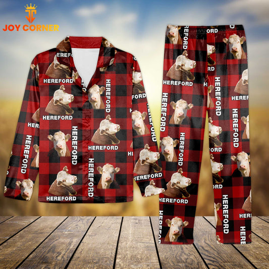 Joycorners Hereford Caro Pattern 3D Pajamas