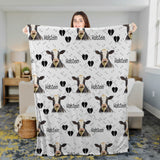 Joycorners Holstein Cattle Happy Pattern Blanket