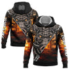 Joycorners Custom Stitched Black White 3D Wild Boar Arrow Hunting Sports Pullover 3D Hoodie