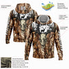 Joycorners Custom Stitched Camo White-Black 3D Gun Hunter Deer Hunting Sports Pullover 3D Hoodie
