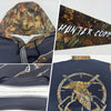 Joycorners Custom Stitched Black White-Camo 3D Duck Gun Hunting Sports Pullover 3D Hoodie