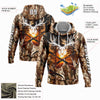 Joycorners Custom Stitched Camo White-Black 3D Gun Deer Hunting Sports Pullover 3D Hoodie