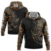 Joycorners Custom Stitched Camo White-Black 3D Wild Boar Hunting Sports Pullover 3D Hoodie
