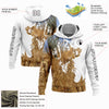 Joycorners Custom Stitched White Black 3D Dog Hunting Sports Pullover 3D Hoodie