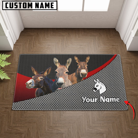 Joycorners Donkey Metal Pattern Doormat