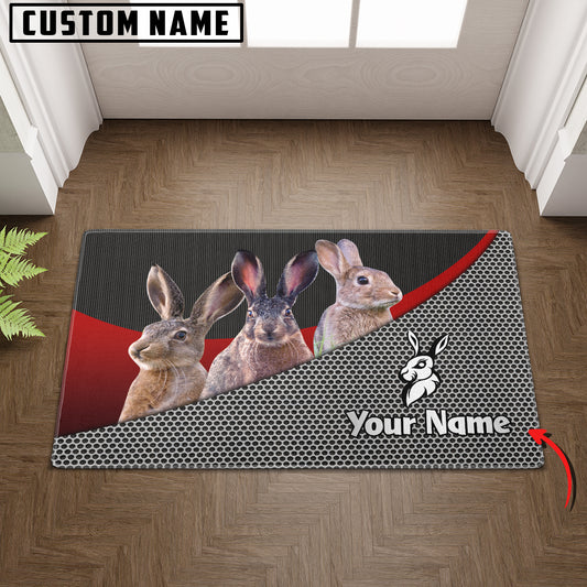 Joycorners Rabbit Metal Pattern Doormat