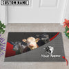 Joycorners Black Angus And Hereford Metal Pattern Doormat