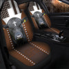 Joycorners Jesus Brangus Pattern Car Seat Cover Set