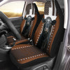 Joycorners Jesus Black Angus Pattern Car Seat Cover Set