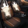 Joycorners Jesus Charolais Pattern Car Seat Cover Set