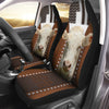 Joycorners Jesus Charolais Pattern Car Seat Cover Set