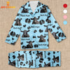 Joycorners Black Angus Cattle Pattern 3D Pajamas For Kid