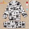 Joycorners Black Angus Cattle Pattern 3D Pajamas