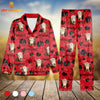 Joycorners Hereford Cattle Pattern 3D Pajamas