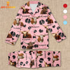 Joycorners Texas Longhorn Pattern 3D Pajamas