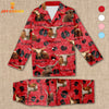 Joycorners Texas Longhorn Pattern 3D Pajamas