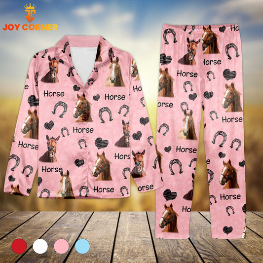 Joycorners Horse Pattern 3D Pajamas