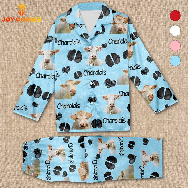 Joycorners Charolais Pattern 3D Pajamas
