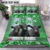 Joycorners Black Angus Customized Name Glittering Bedding set