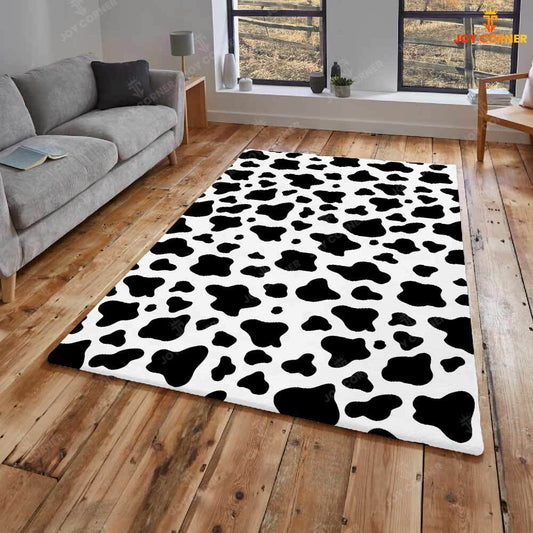 Joycorners Farm Cow Pattern Rug