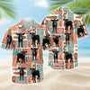 Joy Corners Black Angus Baby Tiki Tribal Pattern 3D Hawaiian Shirt