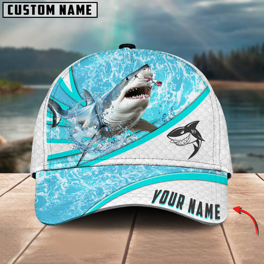 Joycorners Custom Name Shark Water Tornado 3D Classic Cap