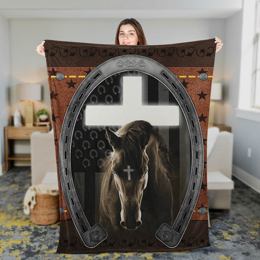 Joycorners Horse And Jesus Blanket Collection