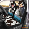 Joycorners Speckle Park Pattern Customized Name Dairy Cow Car Seat Cover Set