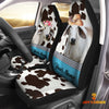 Joycorners Brahman Pattern Customized Name Dairy Cow Car Seat Cover Set