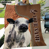 Joycorners Custom Name Speakle Park Leather Carving Blanket