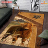 Joycorners Personalized Highland Cattle In Field Farmhouse Rug