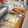 Joycorners Personalized Brahman In Field Farmhouse Rug