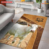 Joycorners Personalized Charolais In Field Farmhouse Rug