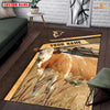 Joycorners Personalized Name Simmental On The Meadow Rug