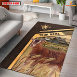 Joycorners Personalized Name Goat On The Meadow Rug